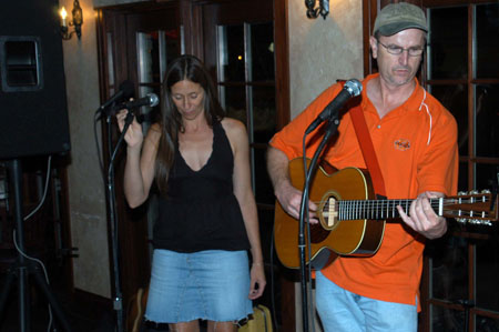 Monica Taylor with Jim Blair